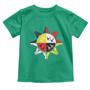 Oglala Lakota Nation Medicine Wheel Native American Toddler T Shirt TS11 Irish Green Print Your Wear