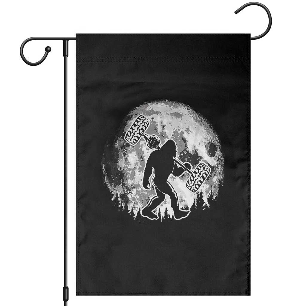 Funny Bigfoot Offroad Car Night Stroll Adventure Garden Flag TS11 Black Print Your Wear