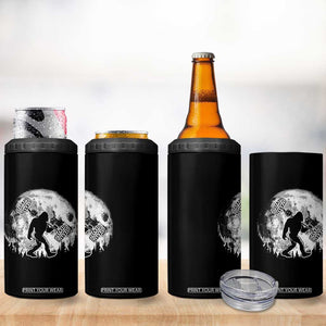 Funny Bigfoot Offroad Car Night Stroll Adventure 4 in 1 Can Cooler Tumbler TS11 Print Your Wear