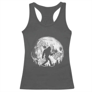 Funny Bigfoot Offroad Car Night Stroll Adventure Racerback Tank Top TS11 Dark Heather Print Your Wear