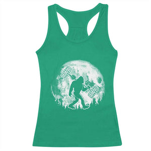 Funny Bigfoot Offroad Car Night Stroll Adventure Racerback Tank Top TS11 Irish Green Print Your Wear