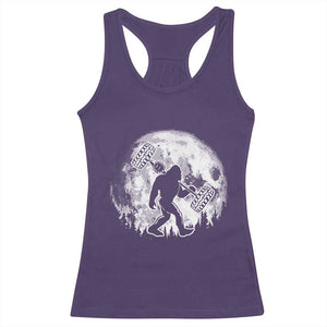 Funny Bigfoot Offroad Car Night Stroll Adventure Racerback Tank Top TS11 Purple Print Your Wear