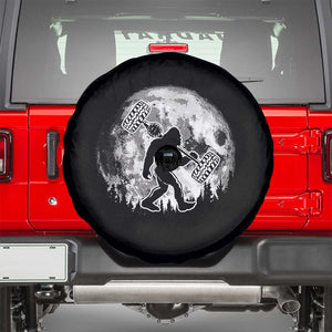 Funny Bigfoot Offroad Car Night Stroll Adventure Spare Tire Cover TS11 Black Print Your Wear