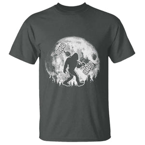 Funny Bigfoot Offroad Car Night Stroll Adventure T Shirt TS11 Dark Heather Print Your Wear