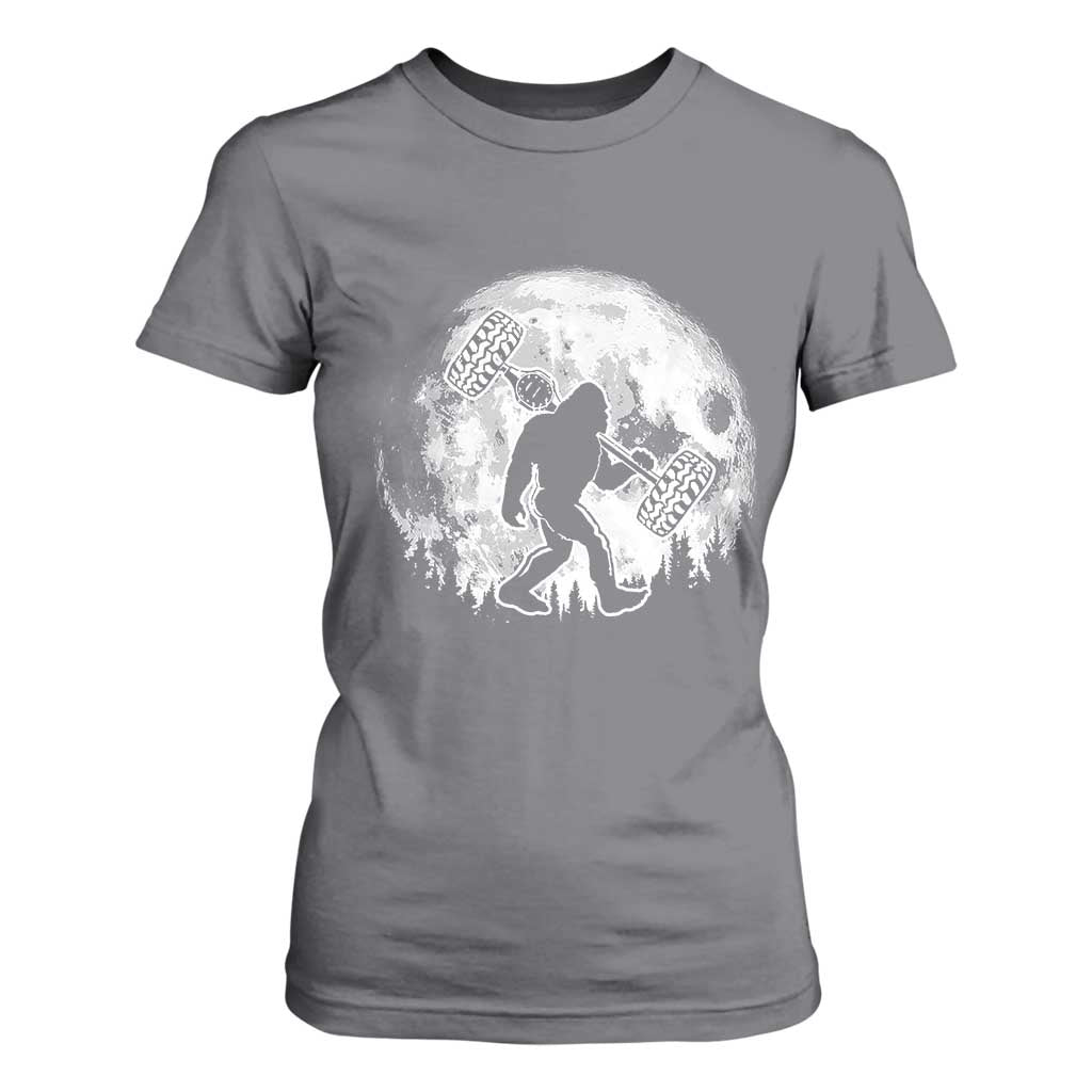 Funny Bigfoot Offroad Car Night Stroll Adventure T Shirt For Women TS11 Charcoal Print Your Wear