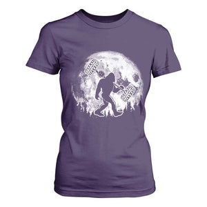 Funny Bigfoot Offroad Car Night Stroll Adventure T Shirt For Women TS11 Purple Print Your Wear