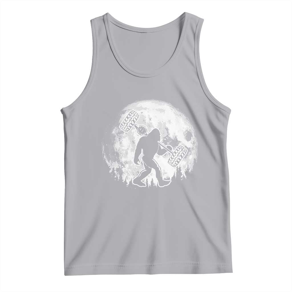 Funny Bigfoot Offroad Car Night Stroll Adventure Tank Top TS11 Athletic Heather Print Your Wear