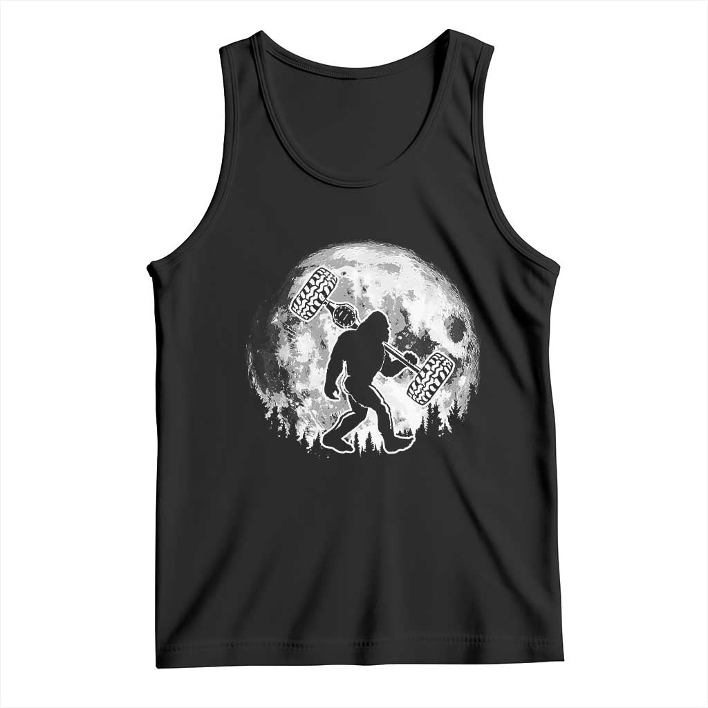 Funny Bigfoot Offroad Car Night Stroll Adventure Tank Top TS11 Black Print Your Wear