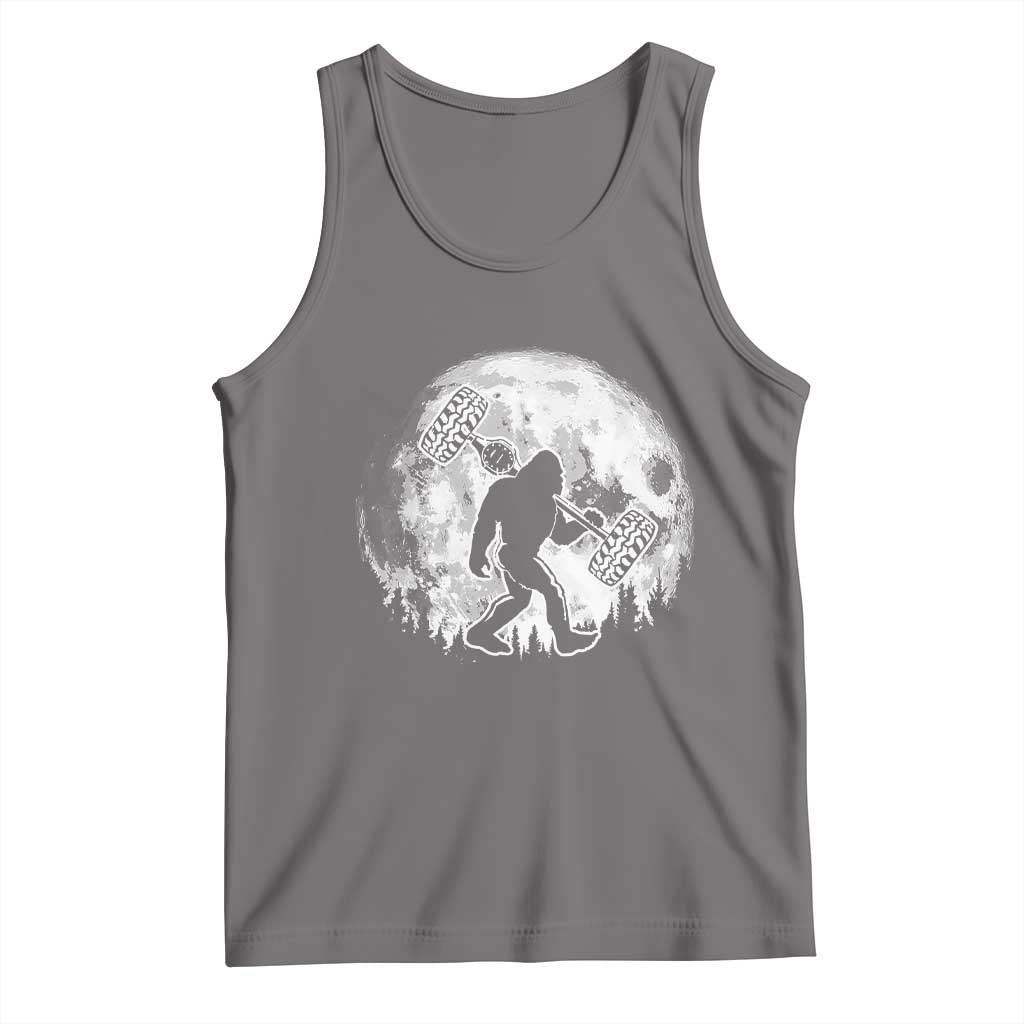 Funny Bigfoot Offroad Car Night Stroll Adventure Tank Top TS11 Deep Heather Print Your Wear