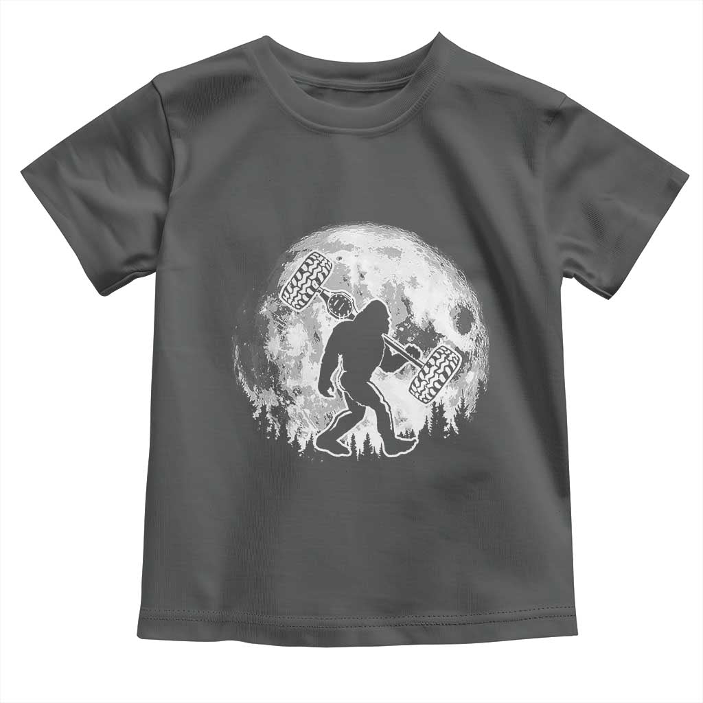 Funny Bigfoot Offroad Car Night Stroll Adventure Toddler T Shirt TS11 Dark Heather Print Your Wear