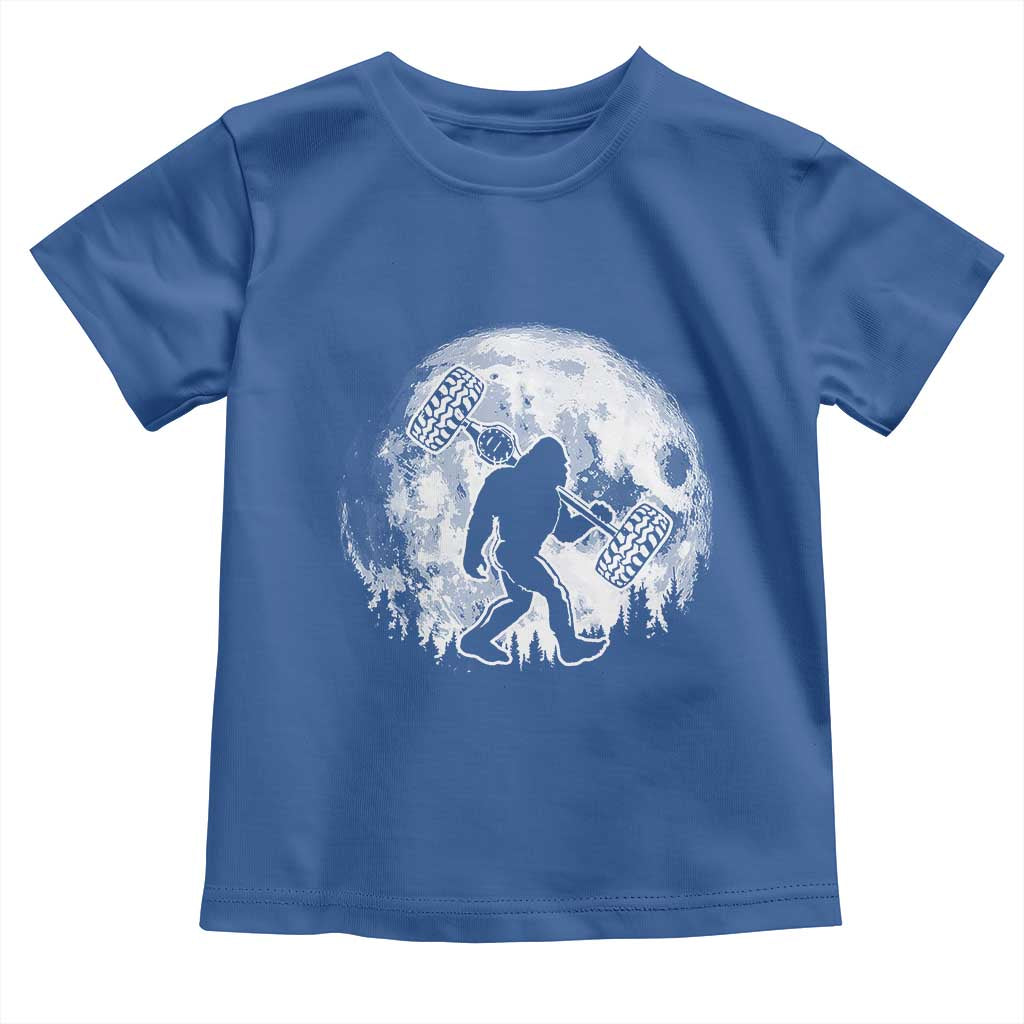 Funny Bigfoot Offroad Car Night Stroll Adventure Toddler T Shirt TS11 Royal Blue Print Your Wear