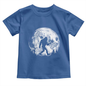 Funny Bigfoot Offroad Car Night Stroll Adventure Toddler T Shirt TS11 Royal Blue Print Your Wear