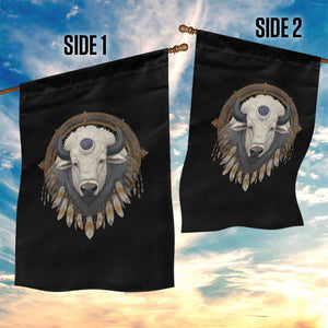 Native American White Buffalo And Eagle Feathers Garden Flag TS11 Print Your Wear