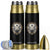 Native American White Buffalo And Eagle Feathers Bullet Tumbler TS11 Black Print Your Wear