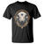Native American White Buffalo And Eagle Feathers T Shirt TS11 Black Print Your Wear