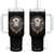 Native American White Buffalo And Eagle Feathers Tumbler With Handle TS11 One Size: 40 oz Black Print Your Wear