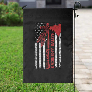 Native American Tomahawk Vintage USA Flag Tribal Tradition Garden Flag TS11 Print Your Wear