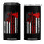 Native American Tomahawk Vintage USA Flag Tribal Tradition 4 in 1 Can Cooler Tumbler TS11 One Size: 16 oz Black Print Your Wear