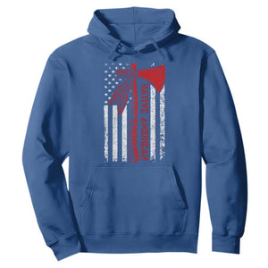 Native American Tomahawk Vintage USA Flag Tribal Tradition Hoodie TS11 Royal Blue Print Your Wear