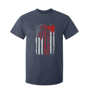 Native American Tomahawk Vintage USA Flag Tribal Tradition T Shirt For Kid TS11 Navy Print Your Wear