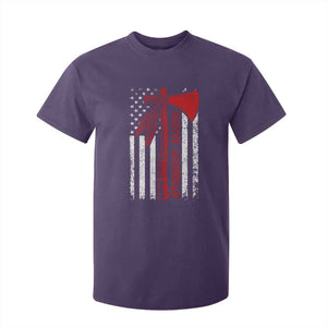 Native American Tomahawk Vintage USA Flag Tribal Tradition T Shirt For Kid TS11 Purple Print Your Wear