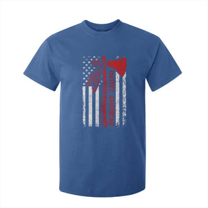 Native American Tomahawk Vintage USA Flag Tribal Tradition T Shirt For Kid TS11 Royal Blue Print Your Wear