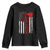 Native American Tomahawk Vintage USA Flag Tribal Tradition Youth Sweatshirt TS11 Black Print Your Wear