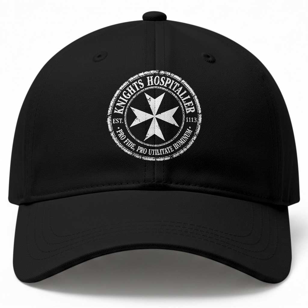 Knights Hospitaller Baseball Cap Pro Fide Pro Utilitate Hominum est 1113 Maltese Catholic Christian TS11 Print Your Wear