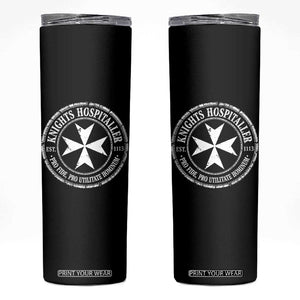 Knights Hospitaller Skinny Tumbler Pro Fide Pro Utilitate Hominum est 1113 Maltese Catholic Christian