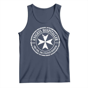 Knights Hospitaller Tank Top Pro Fide Pro Utilitate Hominum est 1113 Maltese Catholic Christian