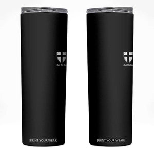 Teutonic Order Flag Cross Gott Mit Uns Skinny Tumbler Knight Insignia Arms Shield