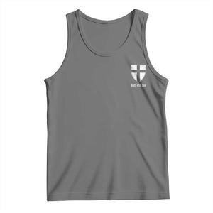 Teutonic Order Flag Cross Gott Mit Uns Tank Top Knight Insignia Arms Shield TS11 Black Heather Print Your Wear