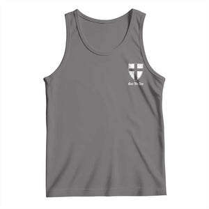 Teutonic Order Flag Cross Gott Mit Uns Tank Top Knight Insignia Arms Shield TS11 Deep Heather Print Your Wear