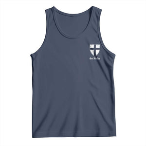 Teutonic Order Flag Cross Gott Mit Uns Tank Top Knight Insignia Arms Shield TS11 Navy Print Your Wear