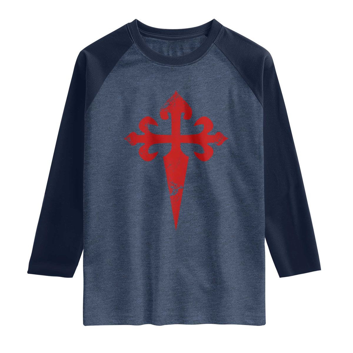 Vintage Cross of St James Order of Santiago Raglan Shirt