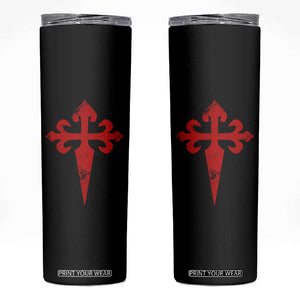 Vintage Cross of St James Order of Santiago Skinny Tumbler