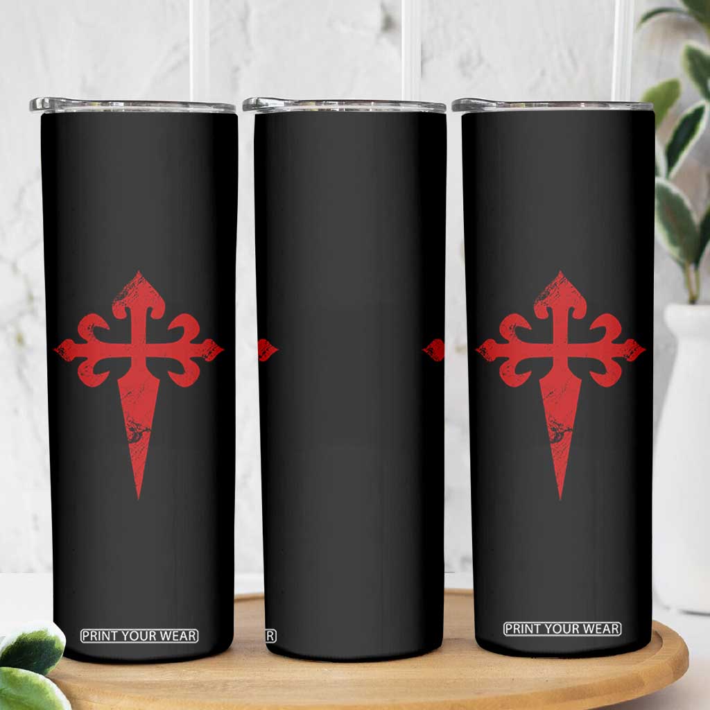 Vintage Cross of St James Order of Santiago Skinny Tumbler