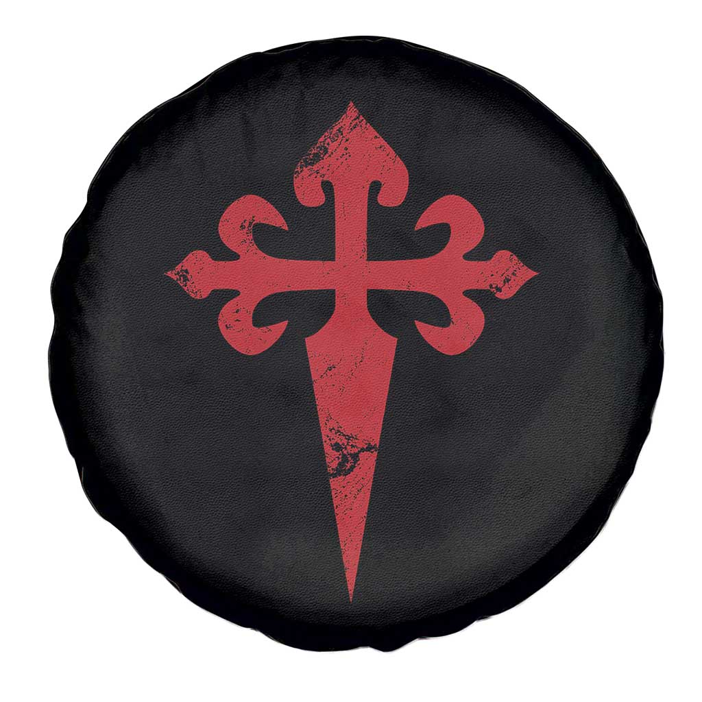 Vintage Cross of St James Order of Santiago Spare Tire Cover