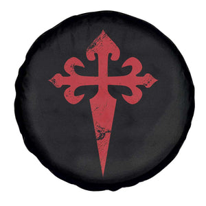 Vintage Cross of St James Order of Santiago Spare Tire Cover