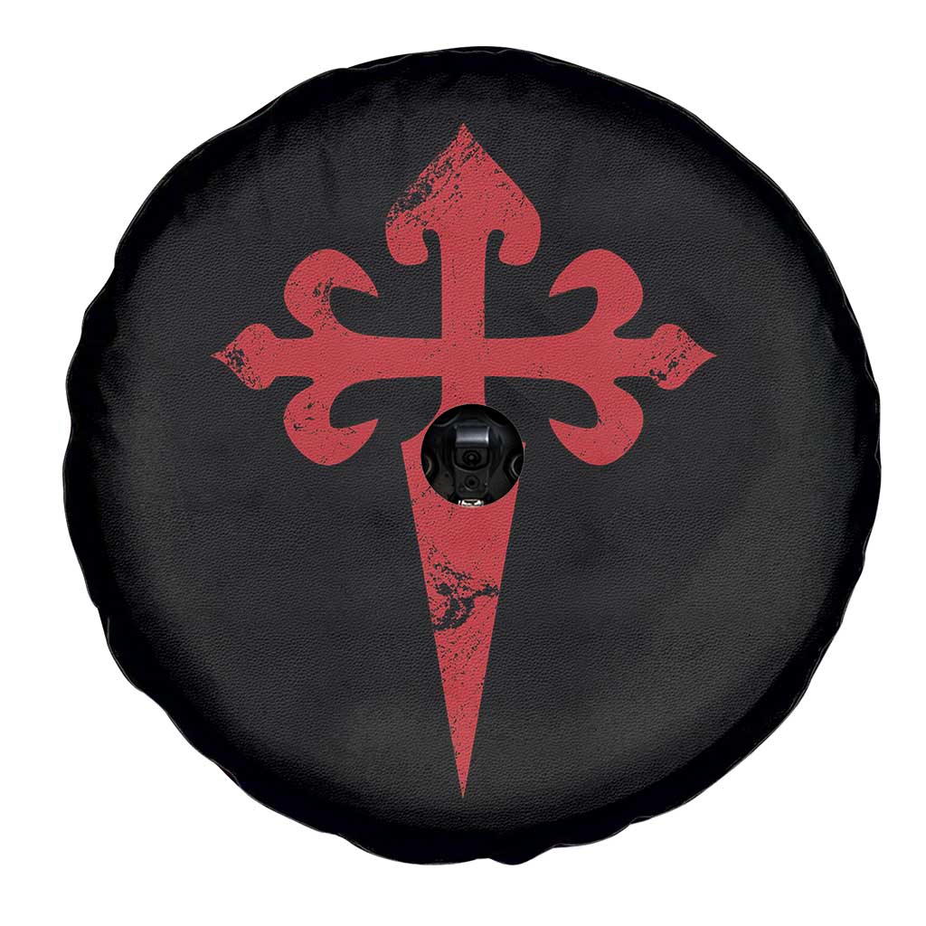 Vintage Cross of St James Order of Santiago Spare Tire Cover