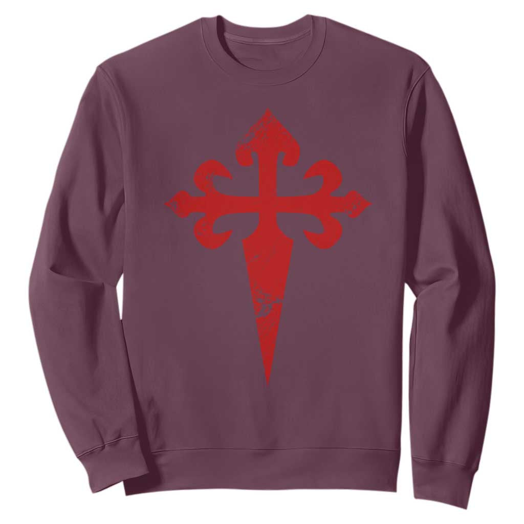 Vintage Cross of St James Order of Santiago Sweatshirt