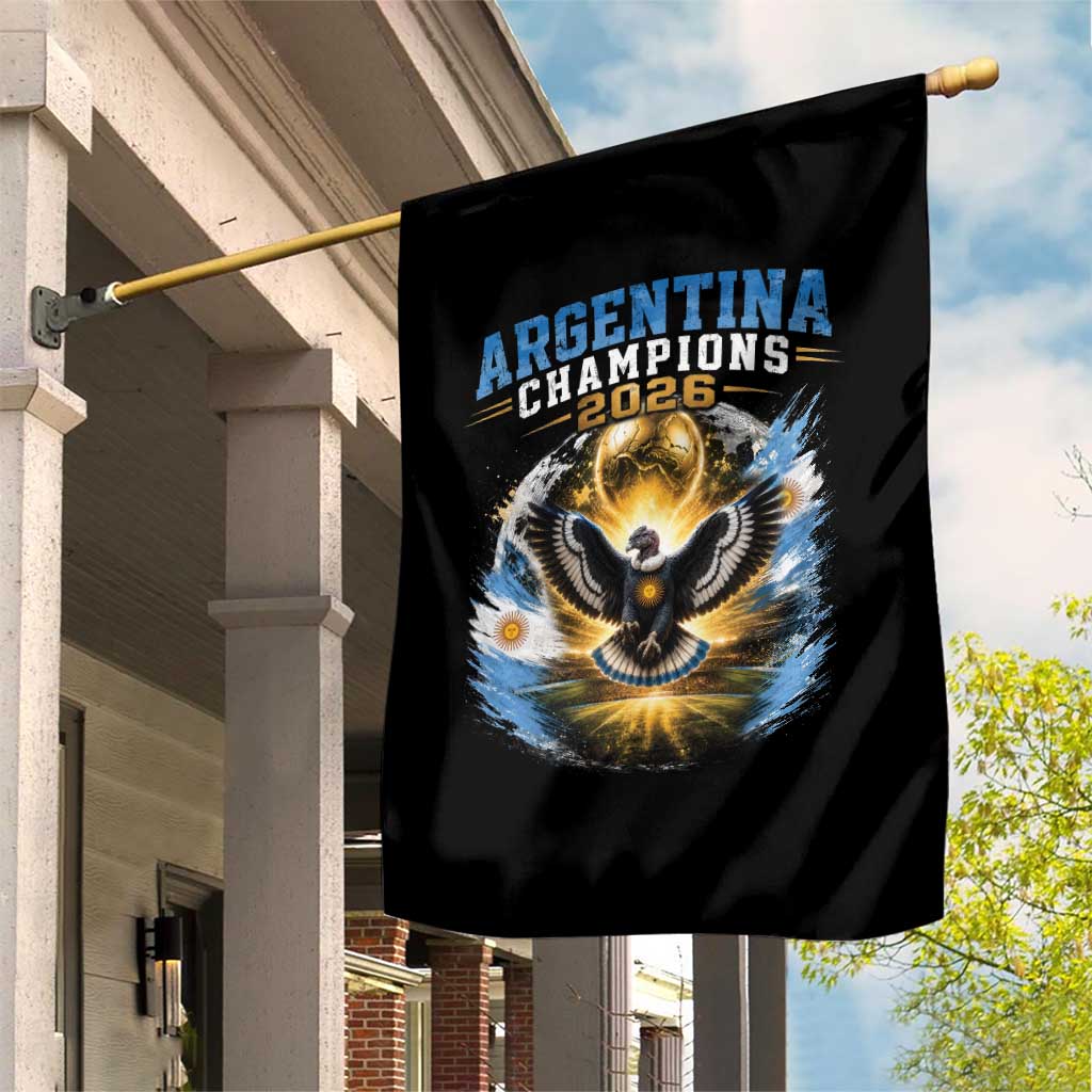 Argentina Champions 2026 Garden Flag Proud Argentinian Football Fan