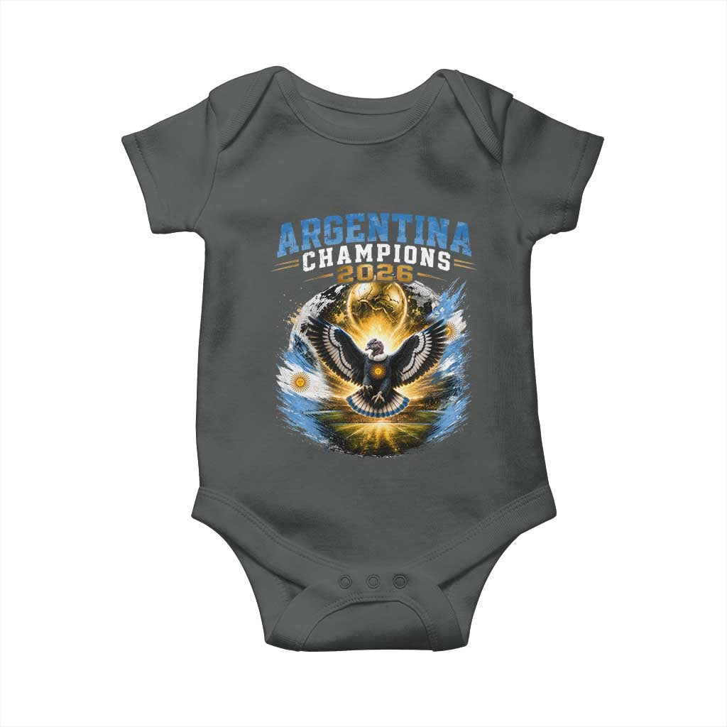 Argentina Champions 2026 Baby Onesie Proud Argentinian Football Fan