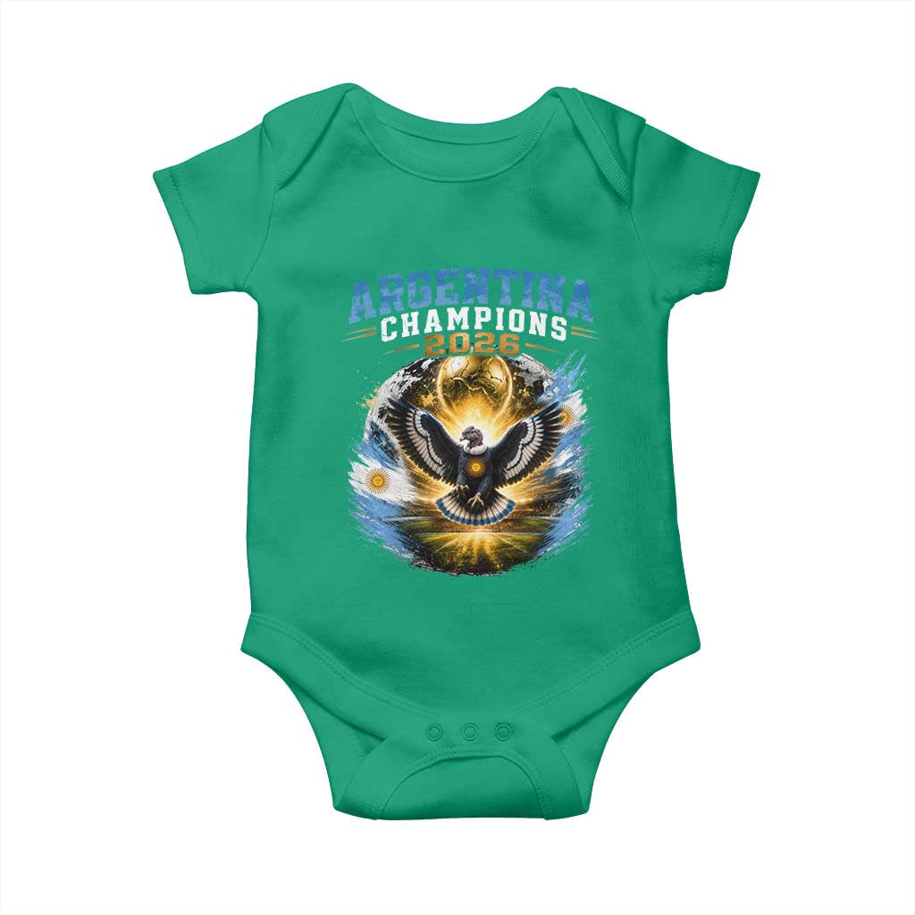 Argentina Champions 2026 Baby Onesie Proud Argentinian Football Fan