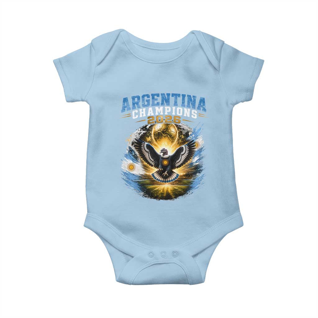 Argentina Champions 2026 Baby Onesie Proud Argentinian Football Fan