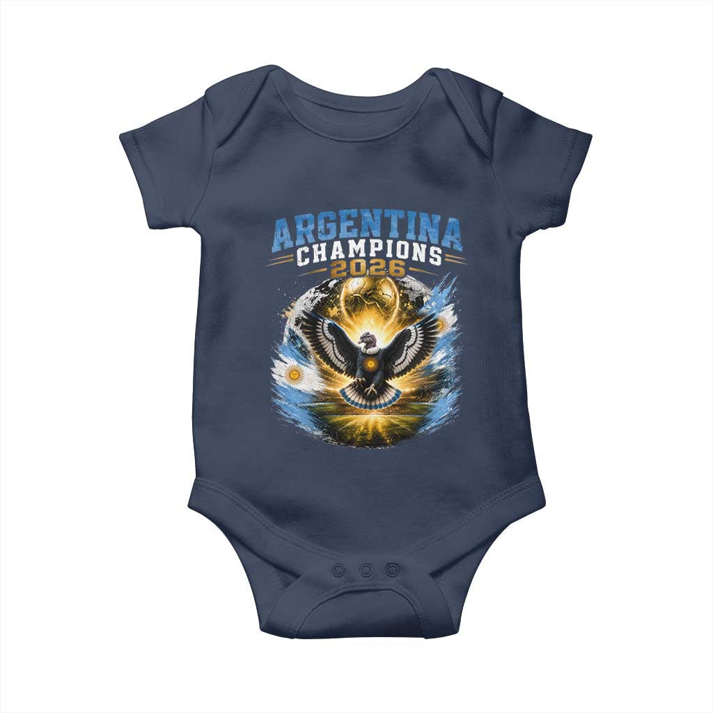 Argentina Champions 2026 Baby Onesie Proud Argentinian Football Fan