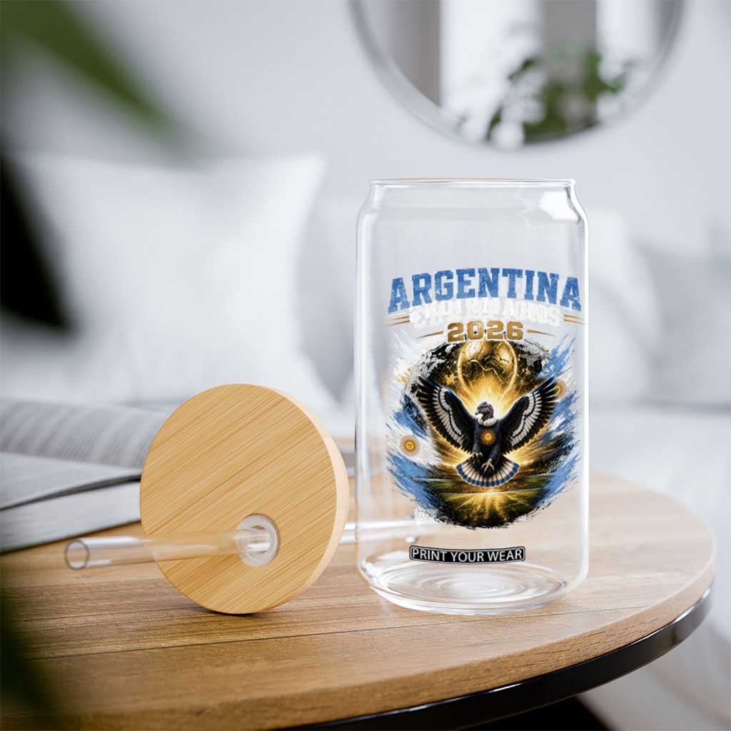 Argentina Champions 2026 Glass Can Proud Argentinian Football Fan