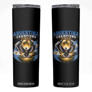 Argentina Champions 2026 Skinny Tumbler Proud Argentinian Football Fan
