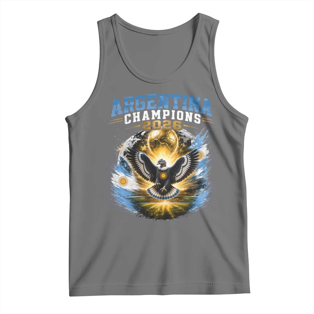 Argentina Champions 2026 Tank Top Proud Argentinian Football Fan