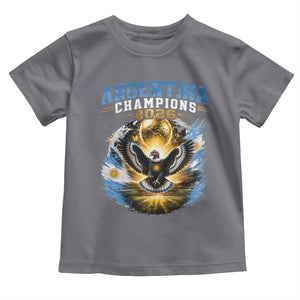 Argentina Champions 2026 Toddler T Shirt Proud Argentinian Football Fan